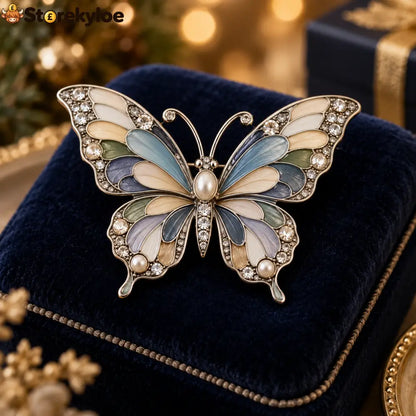 🦋✨Vintage Enamel Butterfly Brooch 🦋✨ - Sliver
