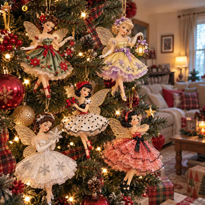 Vintage Fairy Christmas Ornaments