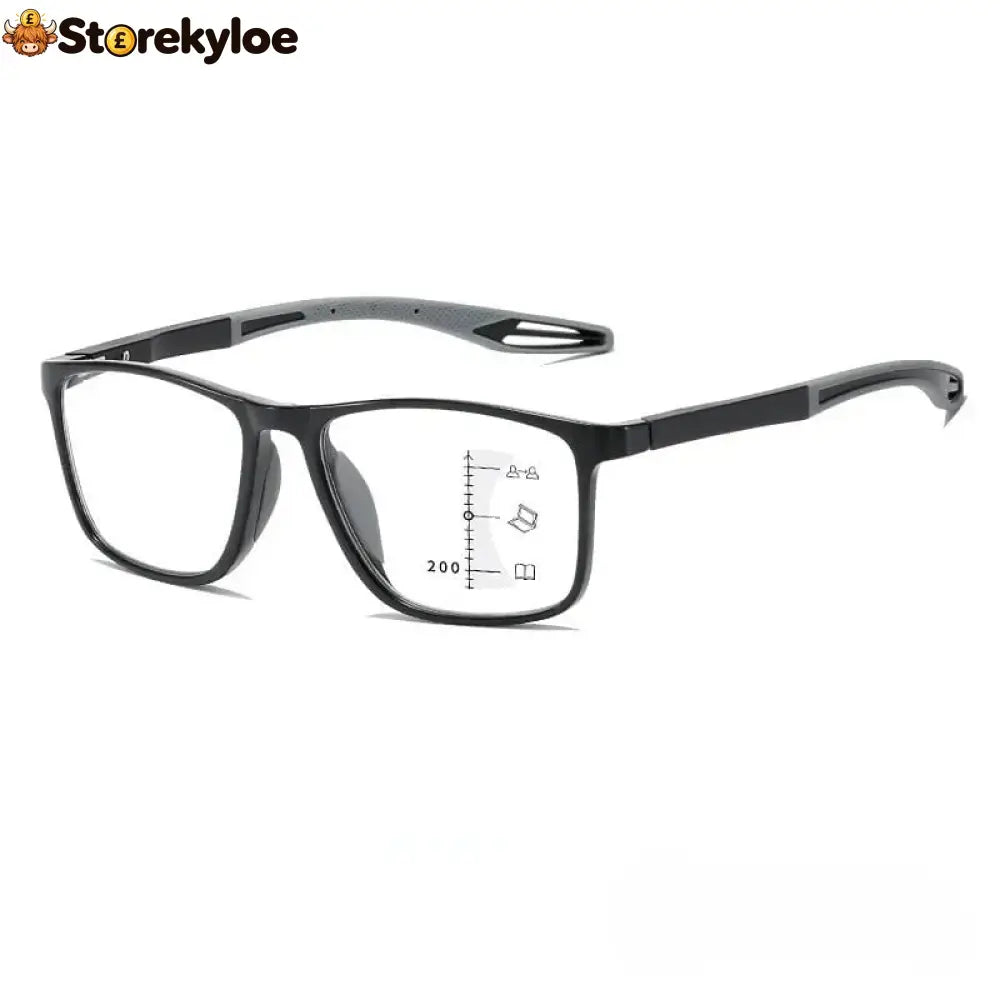 VisionSync Multifocal Glasses [adaptive technology] - Grey / 18-33 years