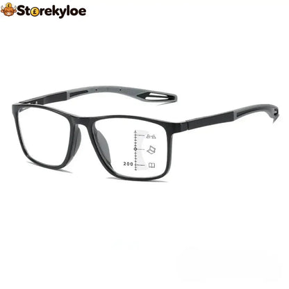 VisionSync Multifocal Glasses [adaptive technology] - Grey / 18-33 years
