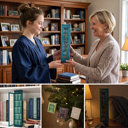 📚 A Little Library for Christmas – 25-Day Mini Book Ornament Advent Calendar——25 little surprises. A Christmas full of bookish charm.