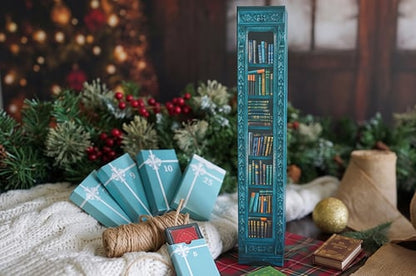 📚 A Little Library for Christmas – 25-Day Mini Book Ornament Advent Calendar——25 little surprises. A Christmas full of bookish charm.
