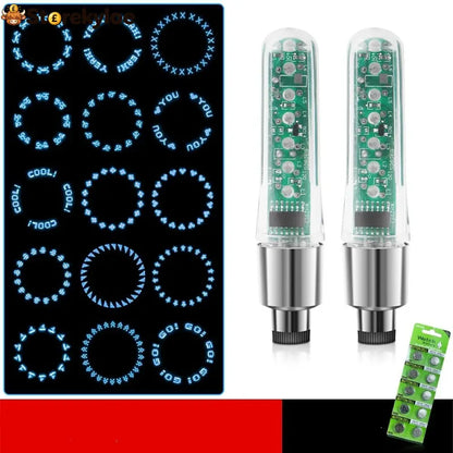 🚲Waterproof Bike Tire Valve Stem Lights✨