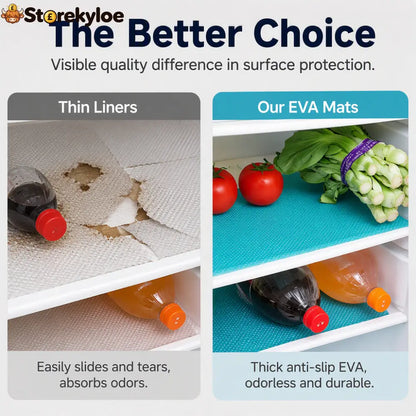 🧊 50% OFF NOW! 🛡️ Waterproof Fridge Shelf Liners – Non-slip, easy-clean & food-safe – Keeps fridge shelves fresh & organized ✨