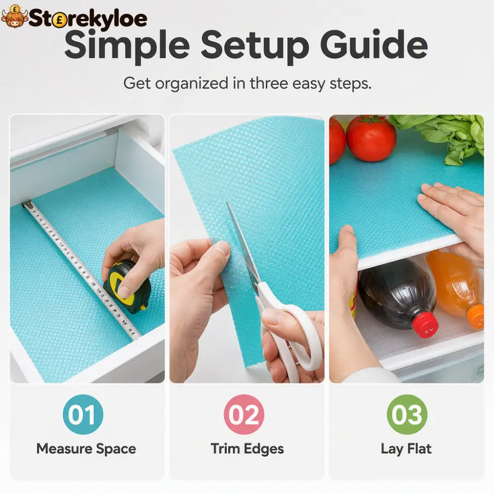 🧊 50% OFF NOW! 🛡️ Waterproof Fridge Shelf Liners – Non-slip, easy-clean & food-safe – Keeps fridge shelves fresh & organized ✨