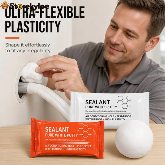 🧱 Waterproof Wall Hole Sealing Clay for Air Conditioner Pipes, 6-Pack Moldable Sealant Putty for Pipe Gaps & Wall Holes