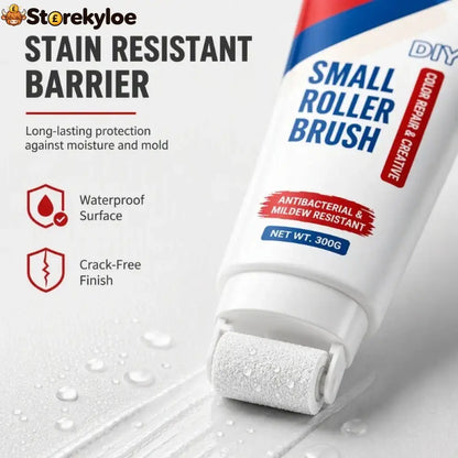 🧱🖌️✨Waterproof Wall Repair Paste with Integrated Small Roller Brush