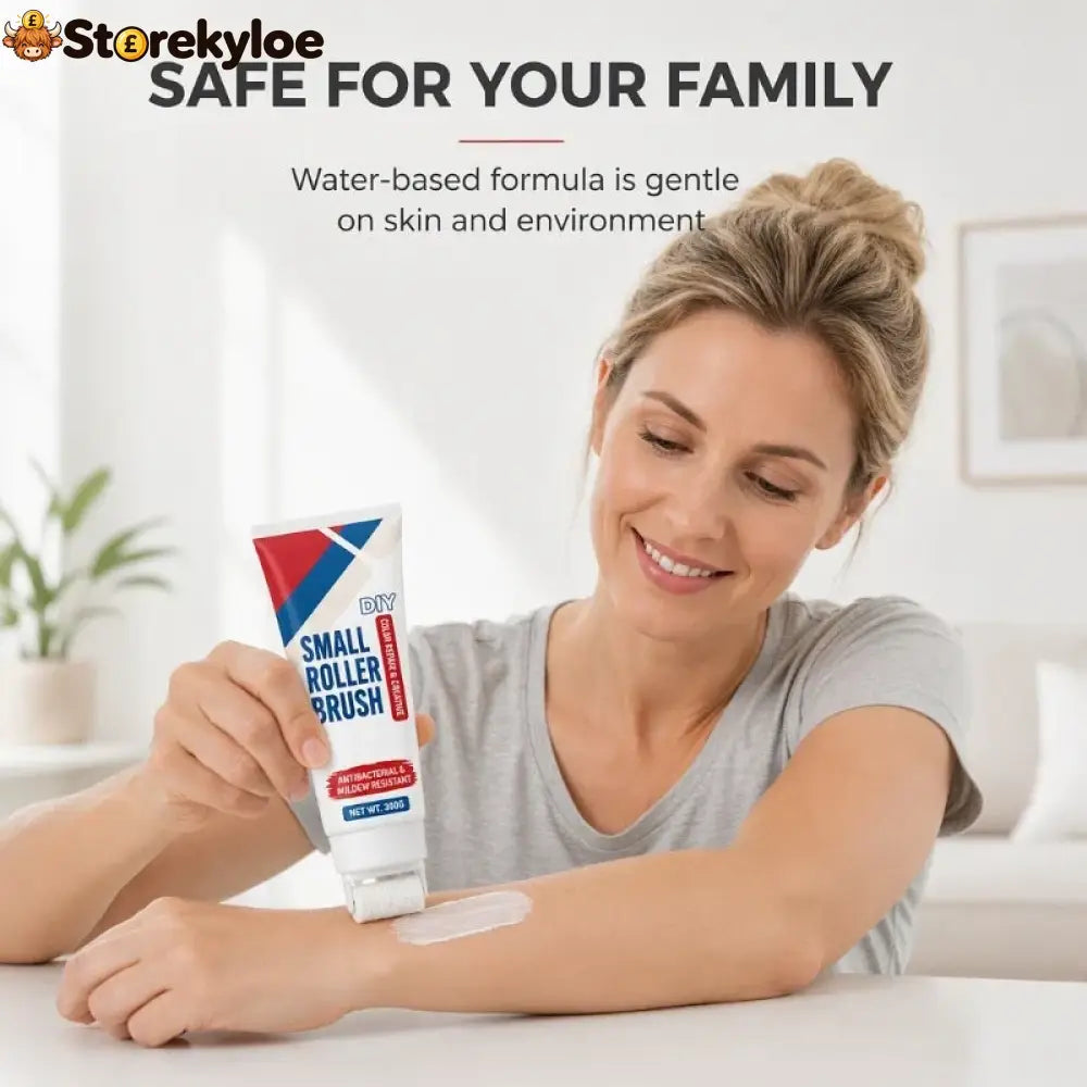 🧱🖌️✨Waterproof Wall Repair Paste with Integrated Small Roller Brush