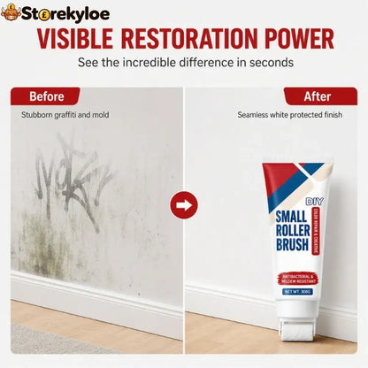 🧱🖌️✨Waterproof Wall Repair Paste with Integrated Small Roller Brush