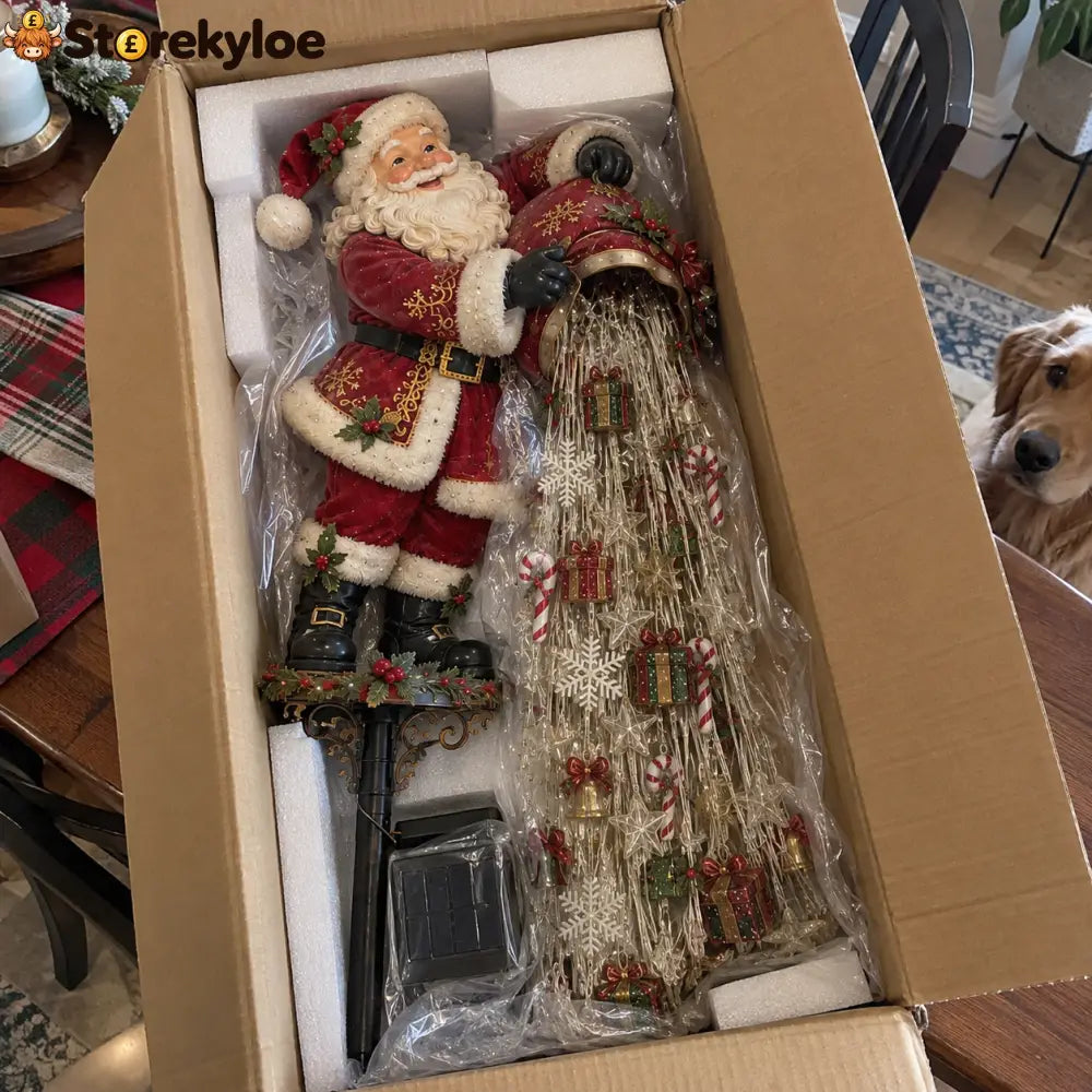 🎄 Weihnachtliche Sternenlichtkaskade – Solarbetriebene LED-Gartenstecker - €30 - €39.99