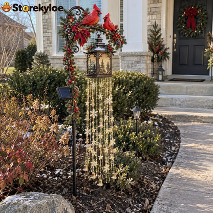 🎄 Weihnachtliche Sternenlichtkaskade – Solarbetriebene LED-Gartenstecker - €30 - €39.99