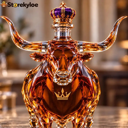 👑Western Bull Whiskey Bottle