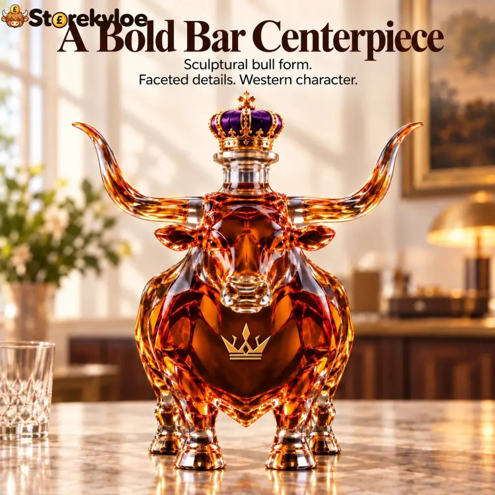 👑Western Bull Whiskey Bottle