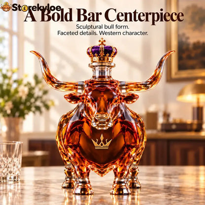 👑Western Bull Whiskey Bottle