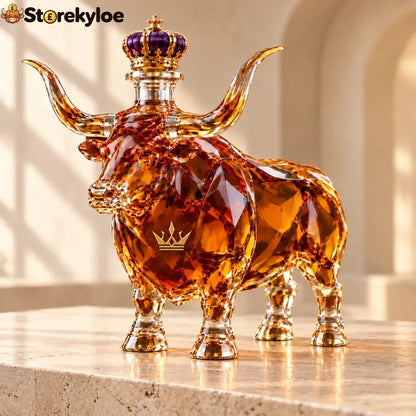 👑Western Bull Whiskey Bottle