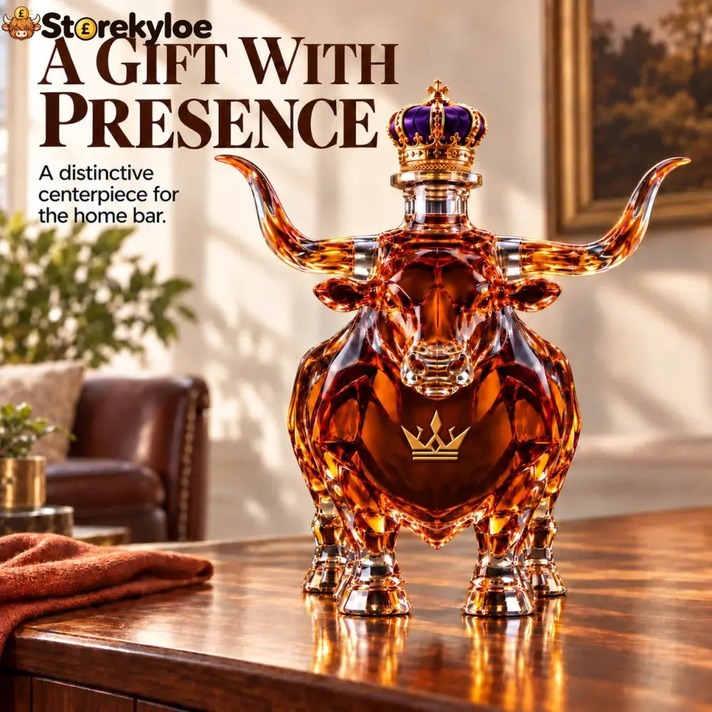 👑Western Bull Whiskey Bottle