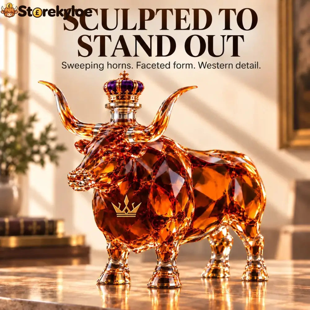 👑Western Bull Whiskey Bottle