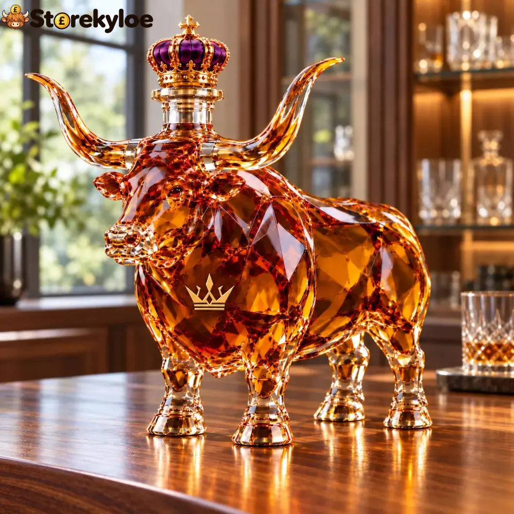 👑Western Bull Whiskey Bottle