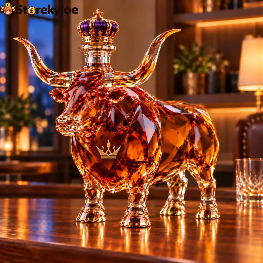👑Western Bull Whiskey Bottle