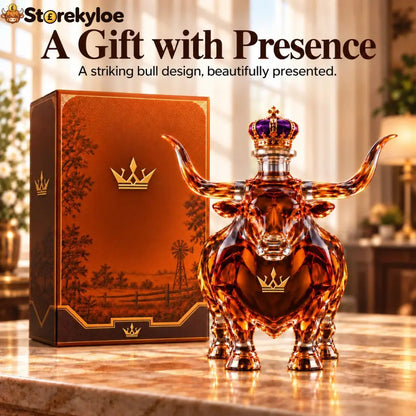 👑Western Bull Whiskey Bottle