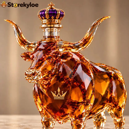 👑Western Bull Whiskey Bottle