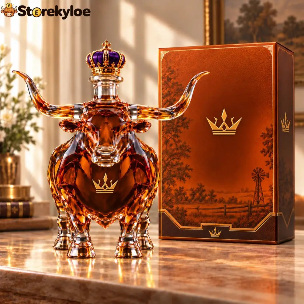 👑Western Bull Whiskey Bottle