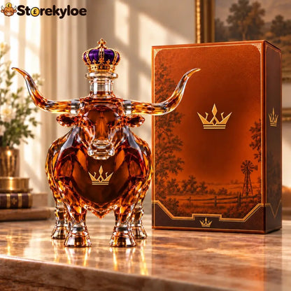 👑Western Bull Whiskey Bottle