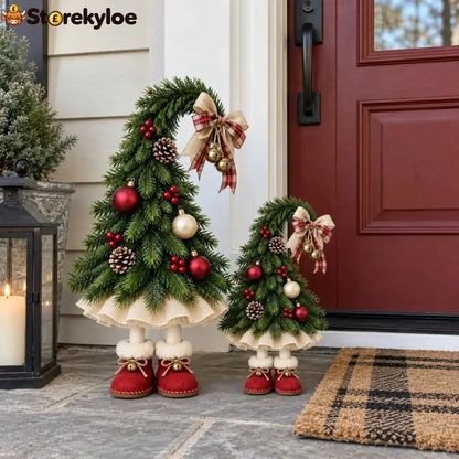 Whimsical Christmas Elf Tree Decor