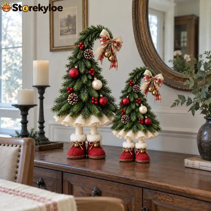 Whimsical Christmas Elf Tree Decor