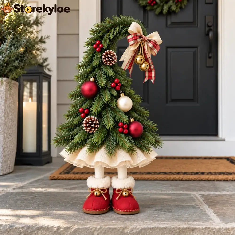 Whimsical Christmas Elf Tree Decor - Large