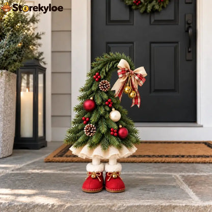 Whimsical Christmas Elf Tree Decor - Small