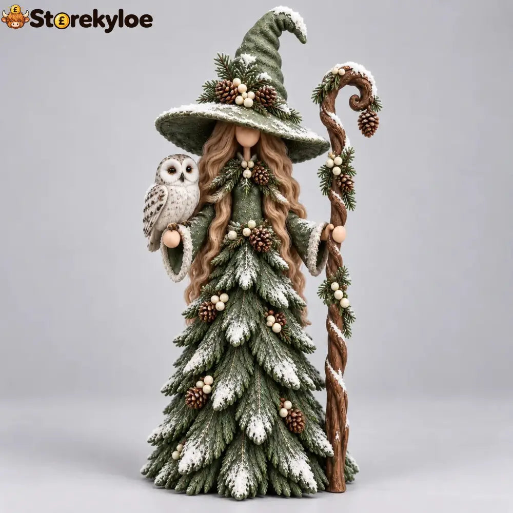 🧙✨ Whimsical Christmas Witch Collection | Enchanting Christmas figures full of magic 🔮 - Guardian of the Forest