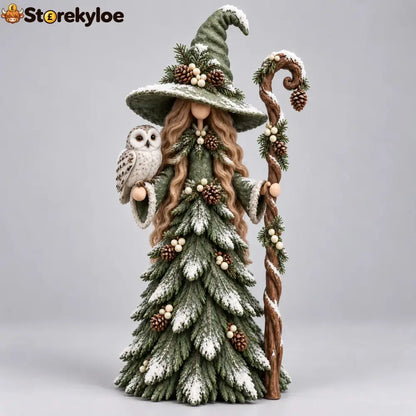 🧙✨ Whimsical Christmas Witch Collection | Enchanting Christmas figures full of magic 🔮 - Guardian of the Forest