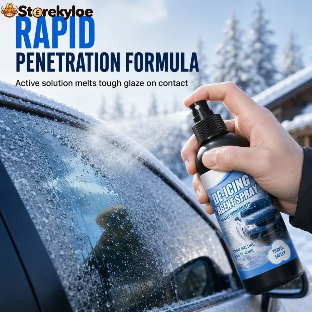 ❄️ Windshield De-Icer Spray – Fast Frost Remover for Winter Driving - 100ml