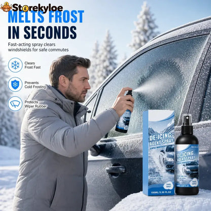 ❄️ Windshield De-Icer Spray – Fast Frost Remover for Winter Driving - 100ml