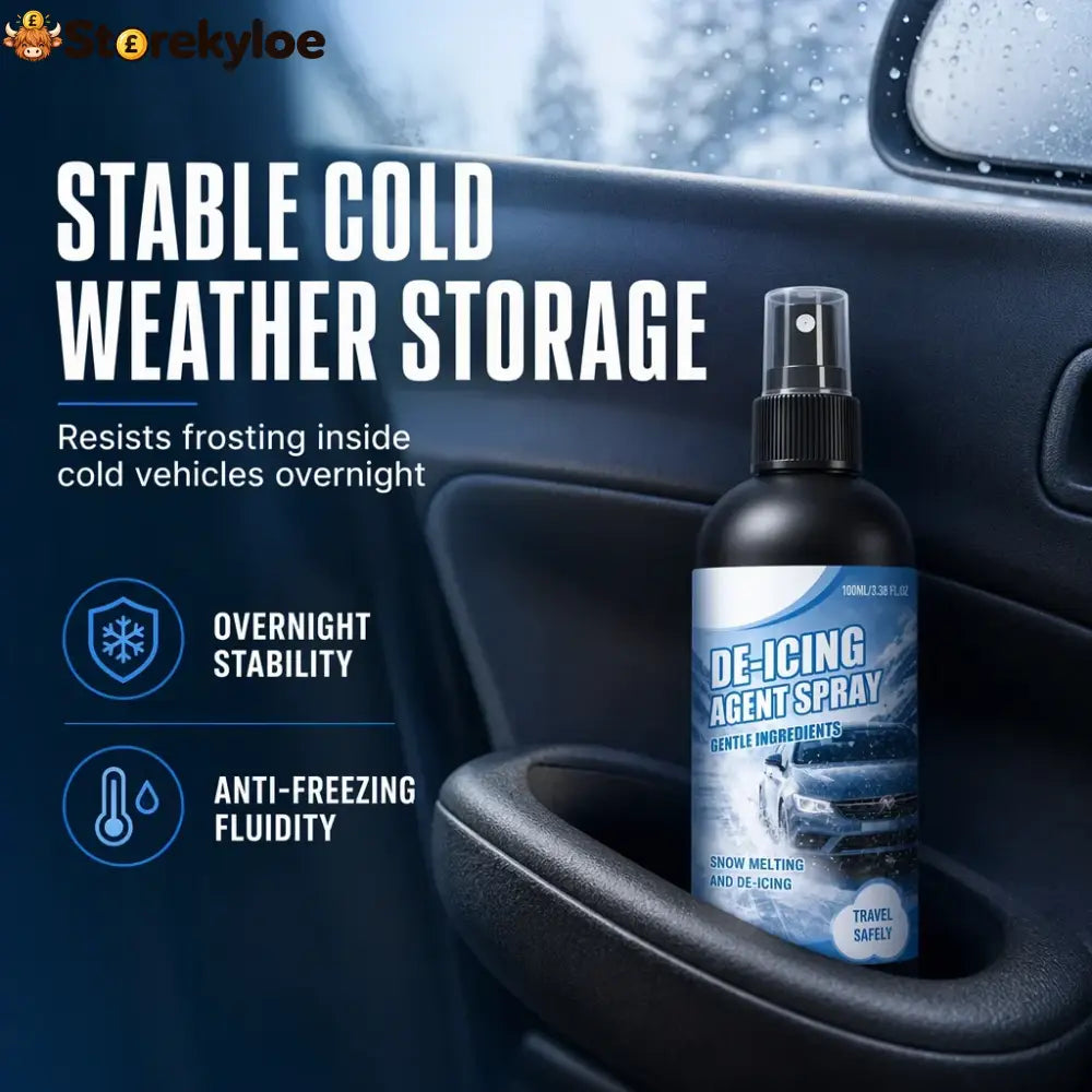 ❄️ Windshield De-Icer Spray – Fast Frost Remover for Winter Driving - 100ml