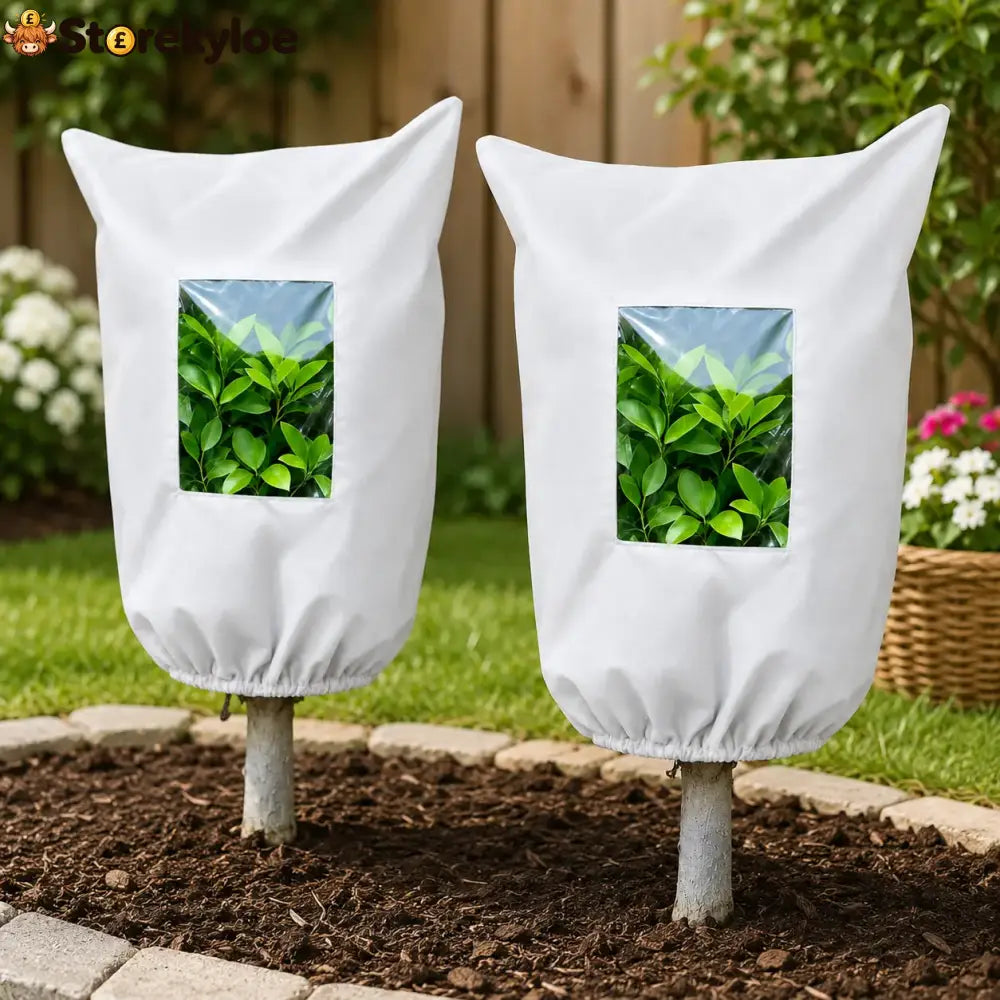 🌿 WINTER GARDEN ESSENTIAL | Plant Frost Protection Cover – Breathable Reusable Cover for Shrubs Pots & Young Trees