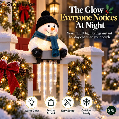 ☃️WinterGlow Snowman Icicle Light Decor