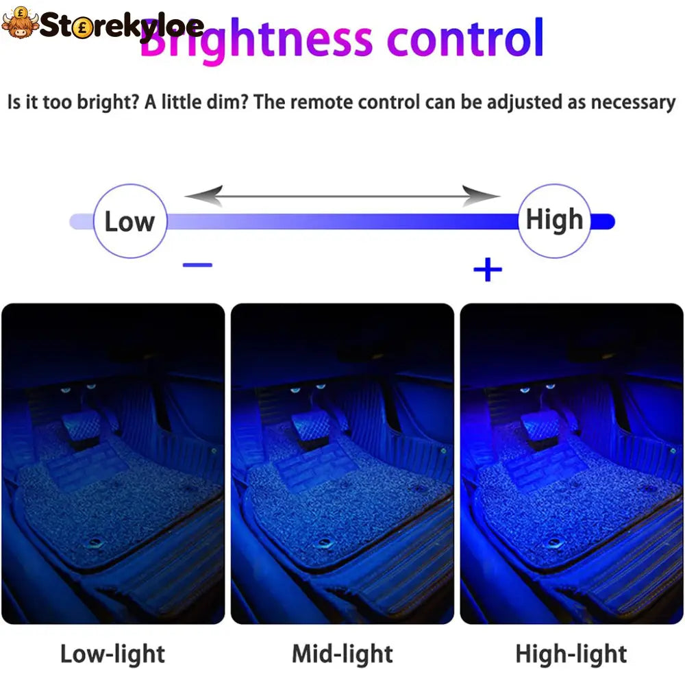 Wireless RGB Car Interior Ambient Light - Wireless RGB Car Interior Ambient Light