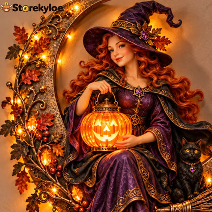 🎃Witch’s Moon Crystal Wall Light🌙