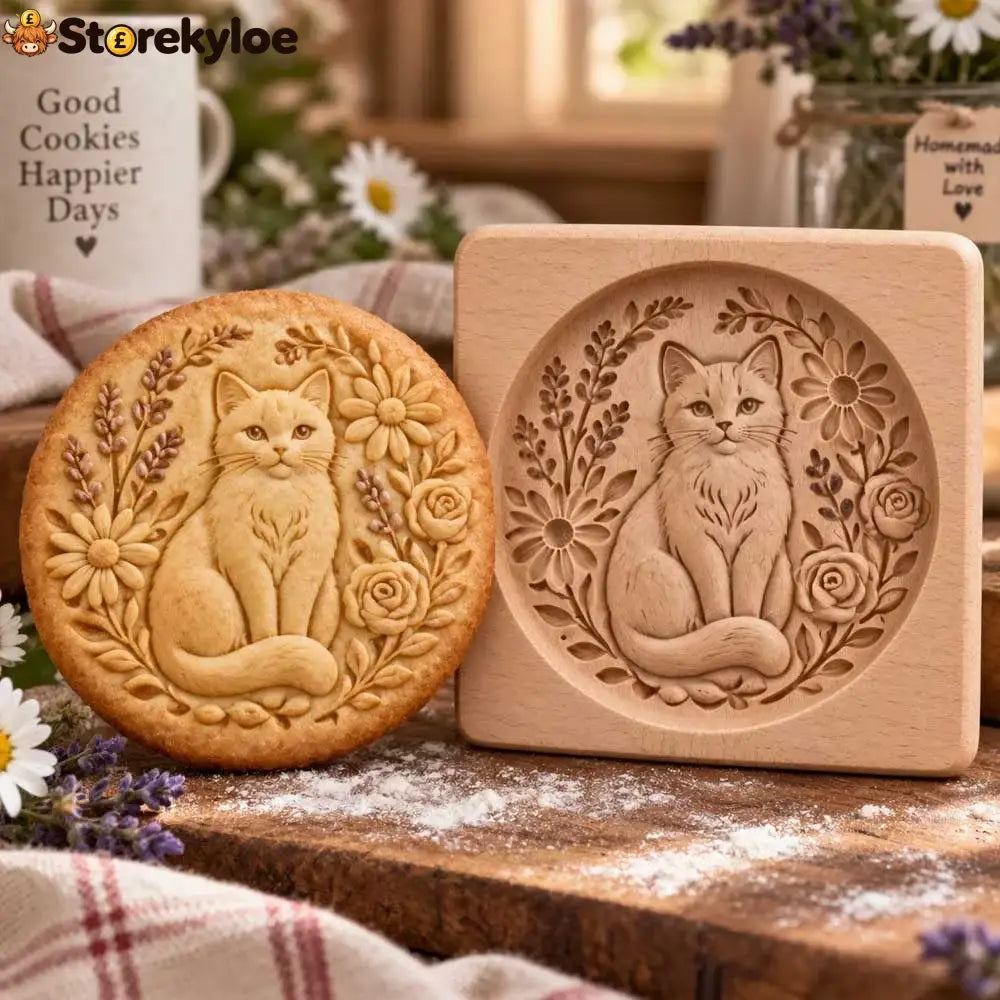 Woodland Animal Cookie Mold - Cat