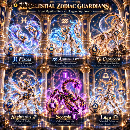 🌌 Zodiac Guardian Eggs™ 🤖– Transforming Celestial Guardian Collection