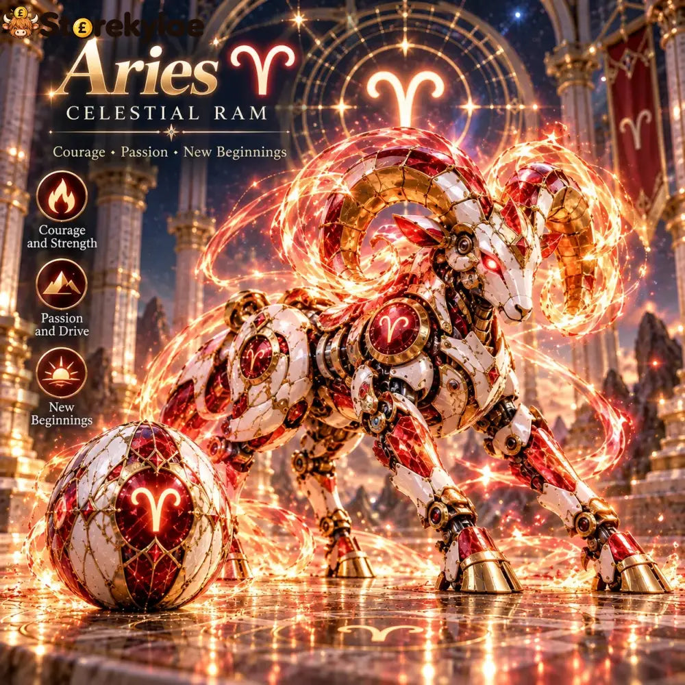 🌌 Zodiac Guardian Eggs™ – Transforming Celestial Guardian Collection - ♈🔥 Aries(Mar 21 – Apr 19)