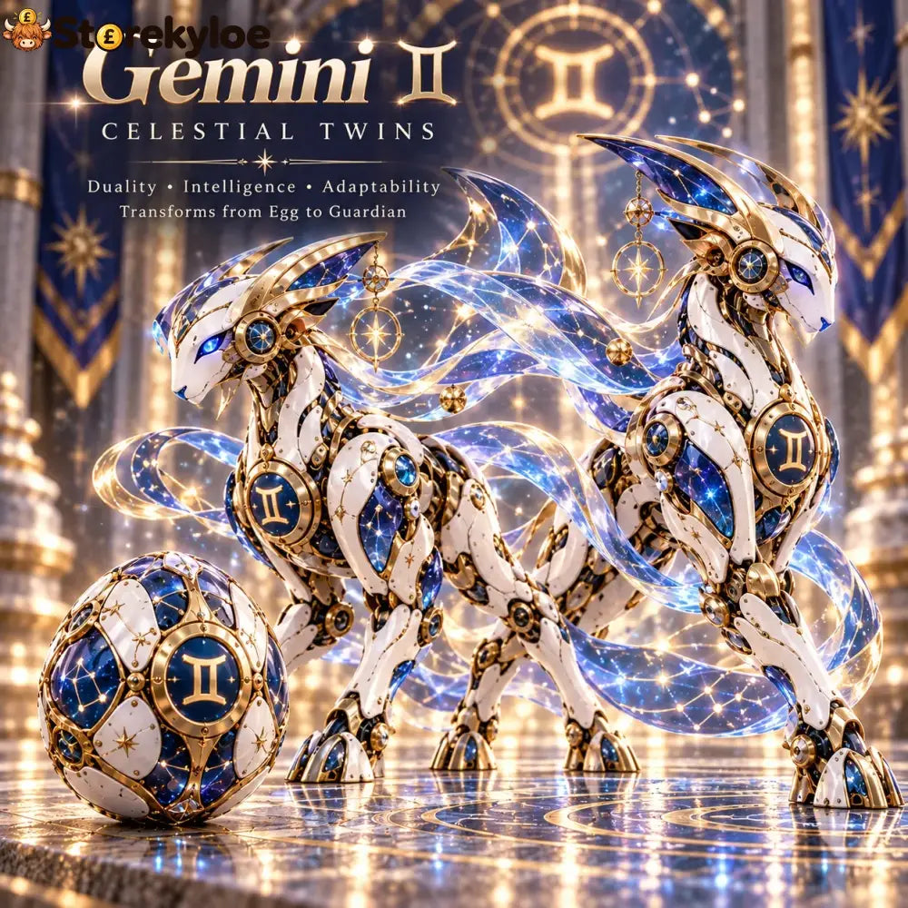 🌌 Zodiac Guardian Eggs™ – Transforming Celestial Guardian Collection - ♊✨ Gemini(May 21 – Jun 20)