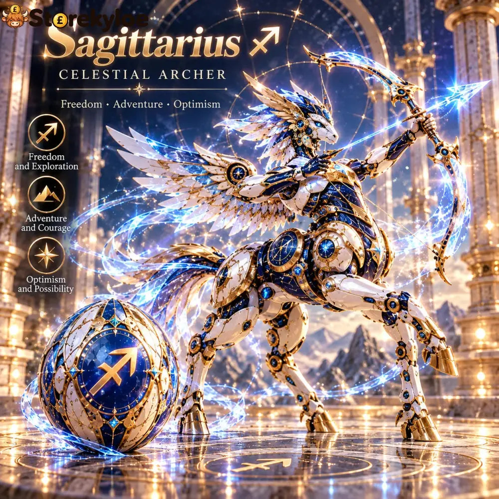 🌌 Zodiac Guardian Eggs™ 🤖– Transforming Celestial Guardian Collection - ♐🏹 Sagittarius(Nov 22 – Dec 21)