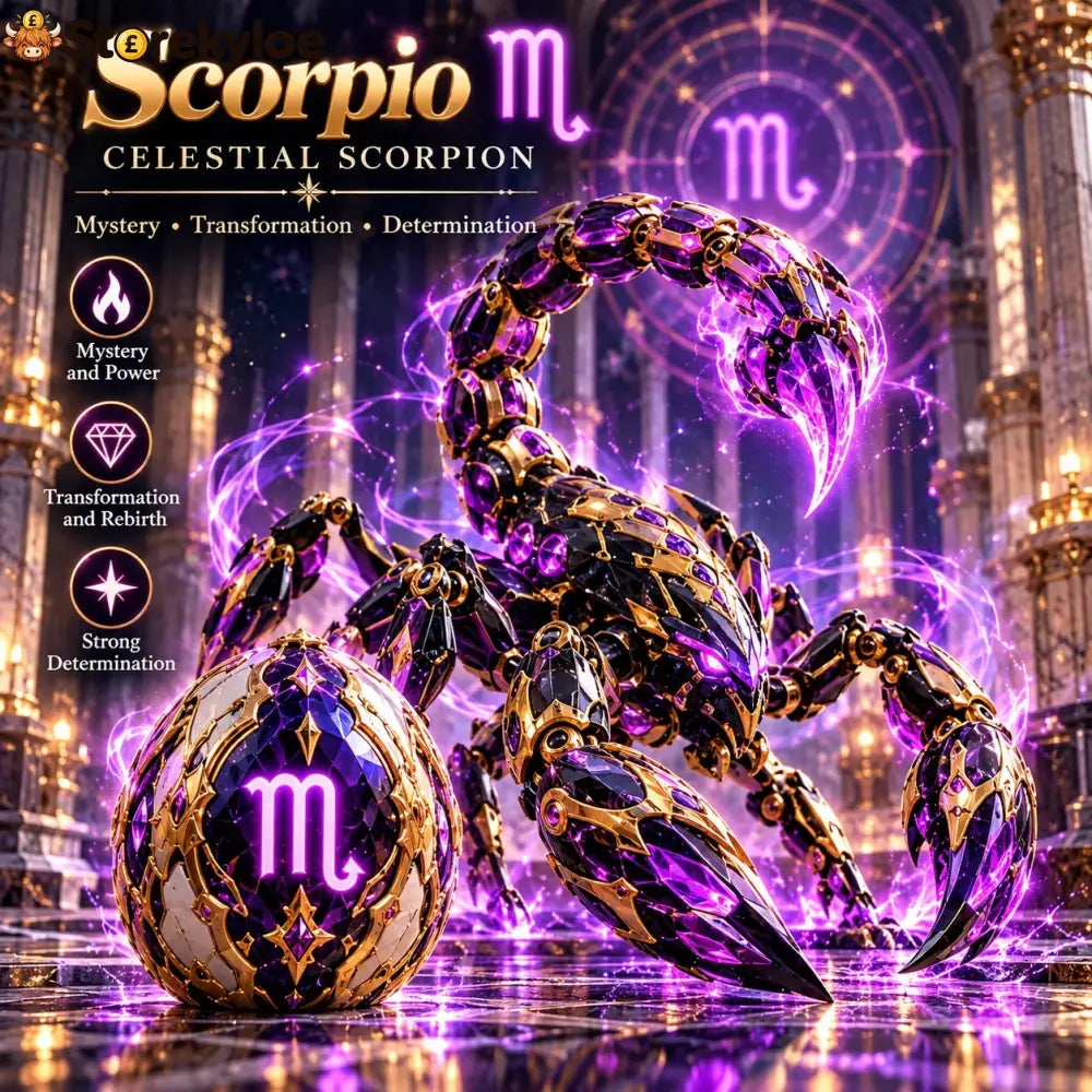 🌌 Zodiac Guardian Eggs™ – Transforming Celestial Guardian Collection - ♏🦂 Scorpio(Oct 23 – Nov 21)