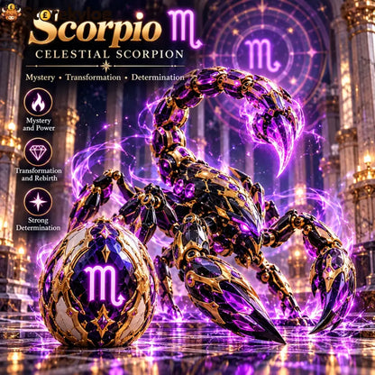 🌌 Zodiac Guardian Eggs™ – Transforming Celestial Guardian Collection - ♏🦂 Scorpio(Oct 23 – Nov 21)