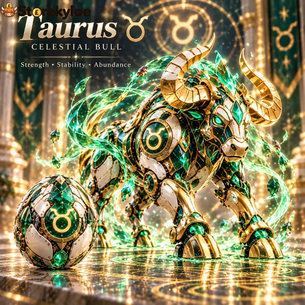 🌌 Zodiac Guardian Eggs™ 🤖– Transforming Celestial Guardian Collection - ♉🐂 Taurus(Apr 20 – May 20)